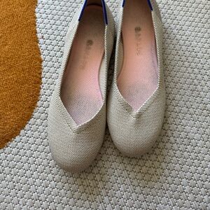 Rothy’s gold shimmer flats 8